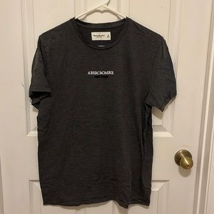 Gray Abercrombie & Fitch Soft A&F Tee